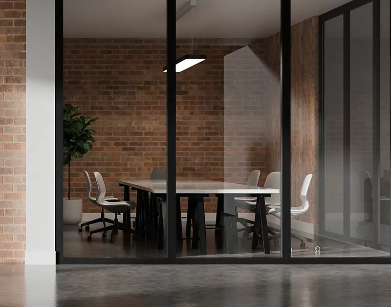 Flexible Modern Corporate Conference Room Configuration